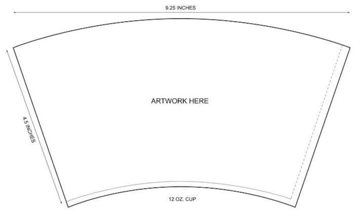 Cup Sleeve Template